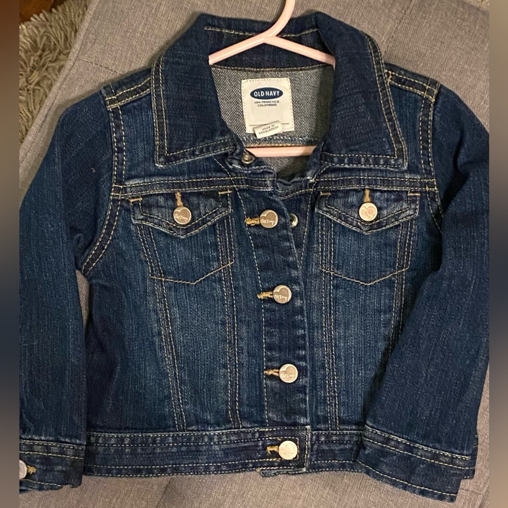 Baby Girl Old Navy Jean Jacket Size 18-24 Months